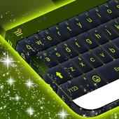 ग्रीन कीबोर्ड अनुप्रयोग थीम आइकन