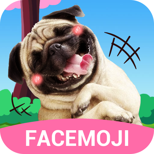 Dog Face Sticker with Lovely Style for Snapchat icon