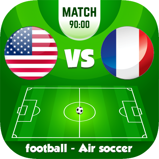 air soccer ball :football game icon