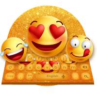 3D Beautiful Cute Glitter Smiley Face keyboard on 9Apps