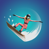 Downhill icon