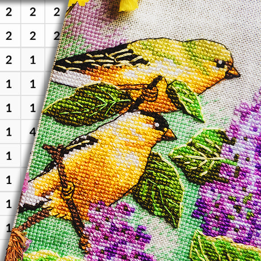 Color Cross Stitch By Number icon