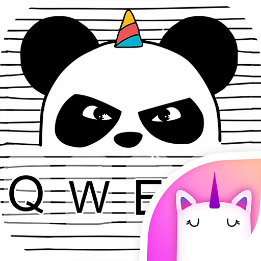 Panda Unicorn Keyboard Theme for Girls icon