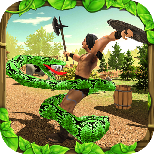 дикий анаконда змея лес атака имитатор иконка