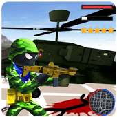 US Army Stickman Rope Hero Miami Crime