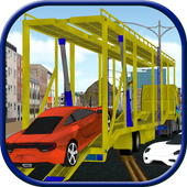 Racing Car Transporter Plane icon