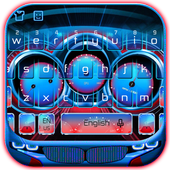 ikon Tema Keyboard Dashboard Mobil