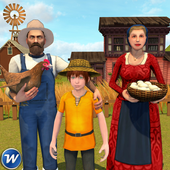 My Family Farm - Virtual Farm Games icon