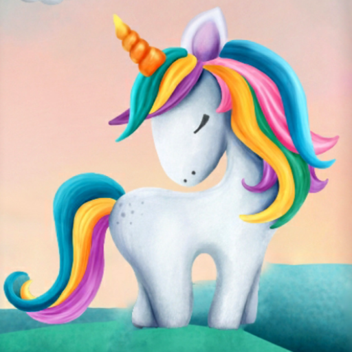 Unicorn Kawaii Pony Wallpaper &amp; Pink Wallpaper icon