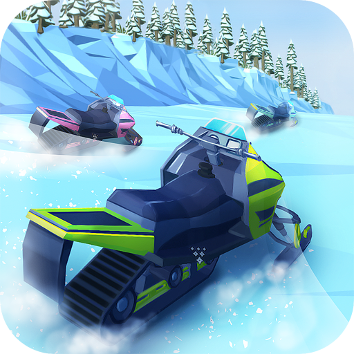 Flippy Snowmobile Race icon
