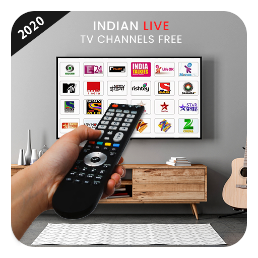 Indian Live TV Channels Free Online Guide icon
