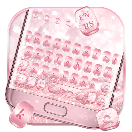Rose Gold Silk Keyboard icon