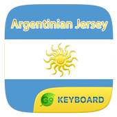 Football T-shirt GO Keyboard Theme on 9Apps