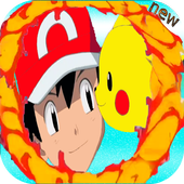 Ash pikachu legoe game icon