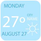 Local Weather Widget & Forecast on 9Apps