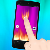 fire screen fake icon