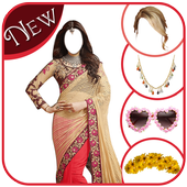 Women Bridal Saree Photo Suit icon