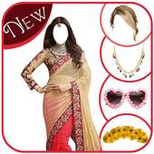 Women Bridal Saree Photo Suit on 9Apps