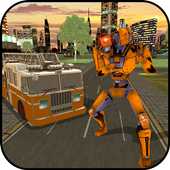 Virtual Robot Firefighter City Rescue icon