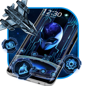 3D Neon Alien Launcher icon