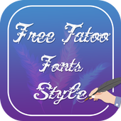 Free Tatoo Fonts Style icon