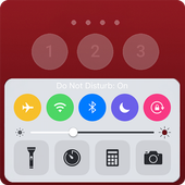 Phone 7 Red OS 11 LockScreen आइकन