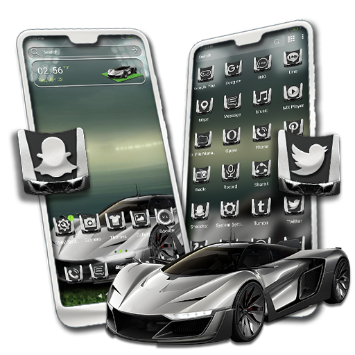 Sport Car in Stadium Theme icon