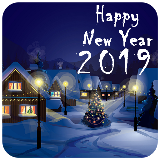 New Year 2019 Live Wallpaper 🎉🎁🎅 icon