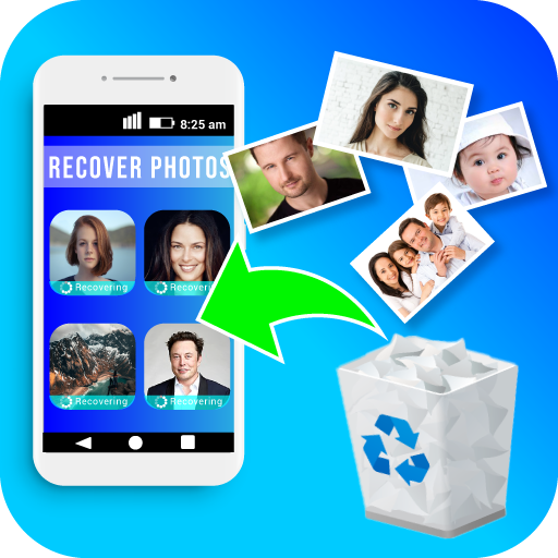 Photo Recovery App Free Recover Images for Android icon