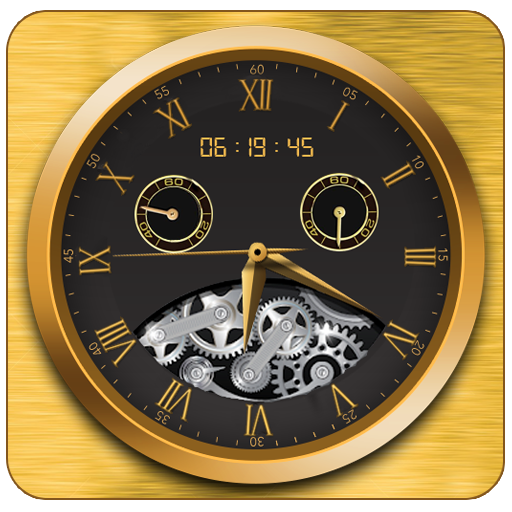 Analog &amp; Digital Clock Wallpaper icon