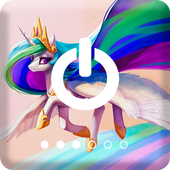 Pony Sketch PIN Screen Lock icon