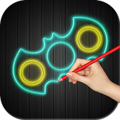 Draw &amp; Spin it - Fidget Spinner icon