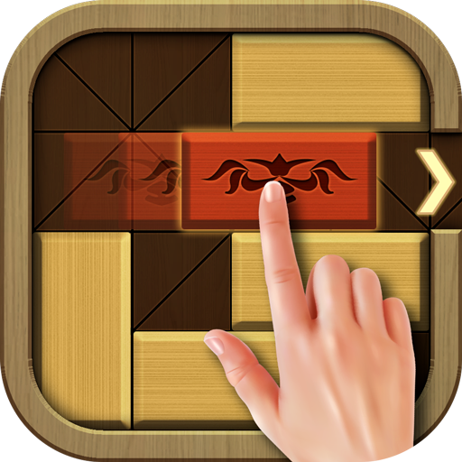 Unblock Puzzle - Slide Red Wood Free Games icon
