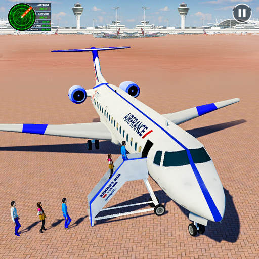 Airplane Flying Pilot 3D Games icon