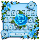 Blue Rose Keyboard icon