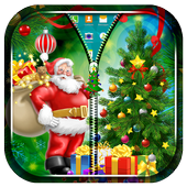 Chirstmas Zipper Lock Screen icon