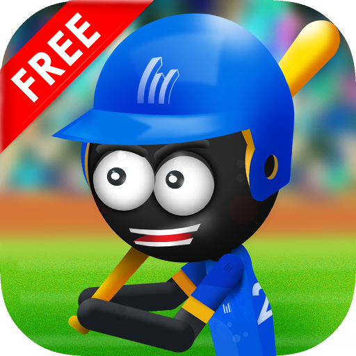 Stickman Baseball Home Run icon