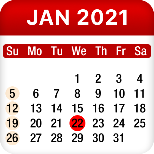 English Calendar 2021 icon