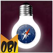 Bright Flash Light and Compass icon