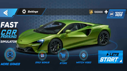 Fast Car Parking Simulator: Real Driving 3D screenshot 1