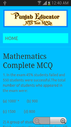 NTS-Educator-Test MCQs screenshot 2