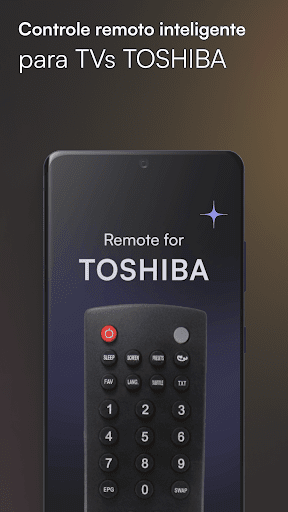 Controle remoto p/ TVs Toshiba screenshot 1