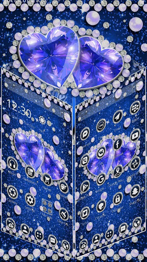 Blue Diamond Luxury Theme screenshot 4