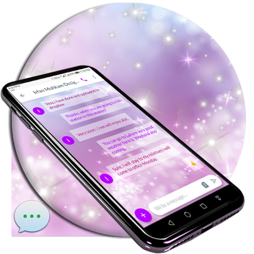 Bling Light SMS Theme icon