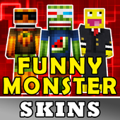 New Funny Monster Skin Pack for Minecraft 2018 icon
