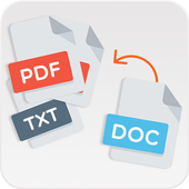 PDF Converter - word docs file , image , text icon