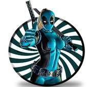 Superhero Dead Lady Dual Sword Fighting Pool Arena
