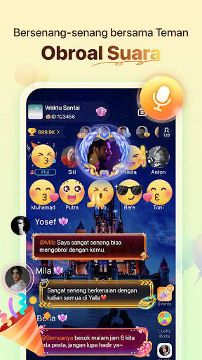 Yalla - Room Obrolan Suara screenshot 2