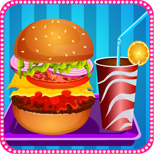 Cooking hamburgers for drivers icon