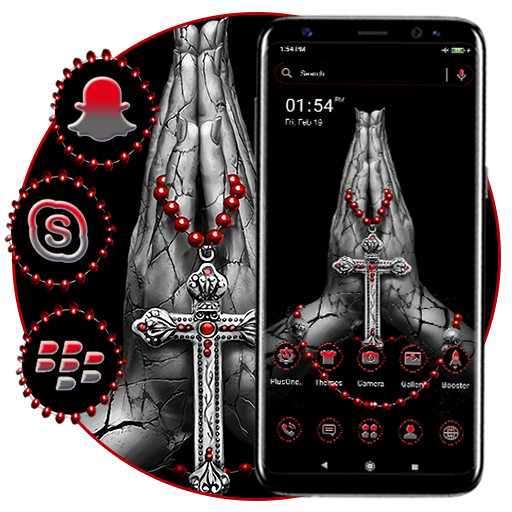 Jesus Cross Launcher Theme icon